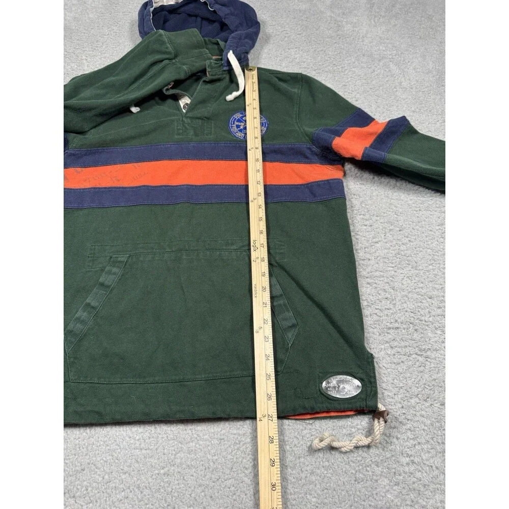 Ralph Lauren Polo Rafting Hoody Country Fish Game Club Rugby Large RLPC 90s